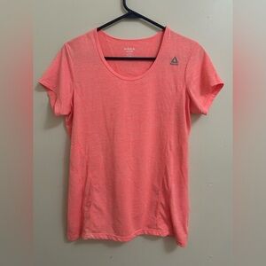 Reebok Vibrant Coral Short Sleeve Tee